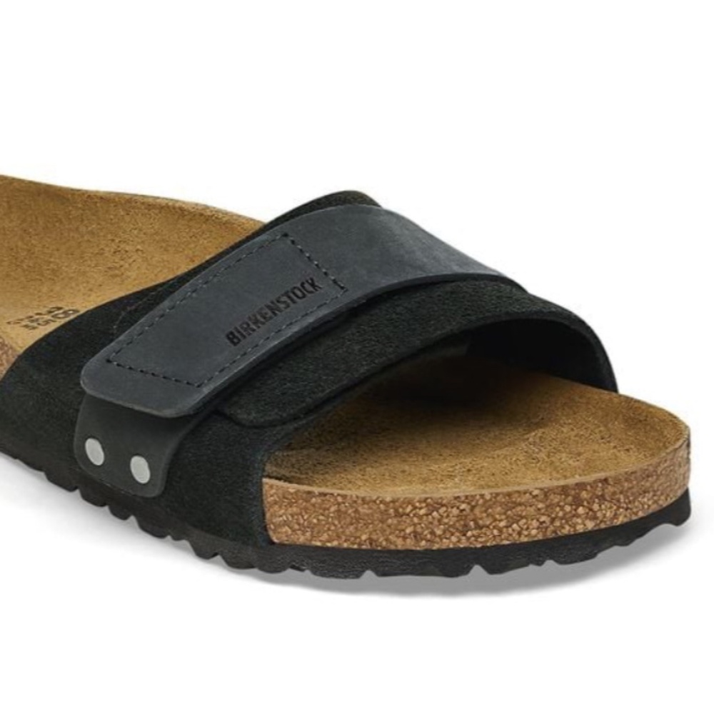 Birkenstock Oita Slide Modern Suede Black EU 38 US7 medium/narrow